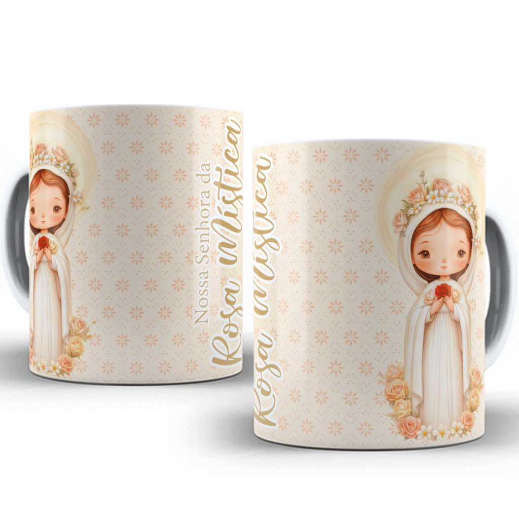 Caneca Nossa Senhora da Rosa Mística – 11oz