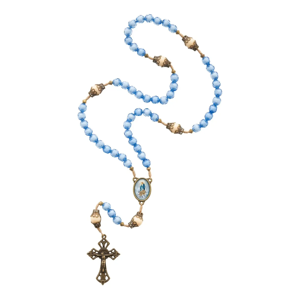 Terço Nossa Senhora das Graças Azul