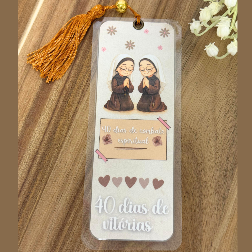 Marca-Páginas 40 Dias de Combate Espiritual