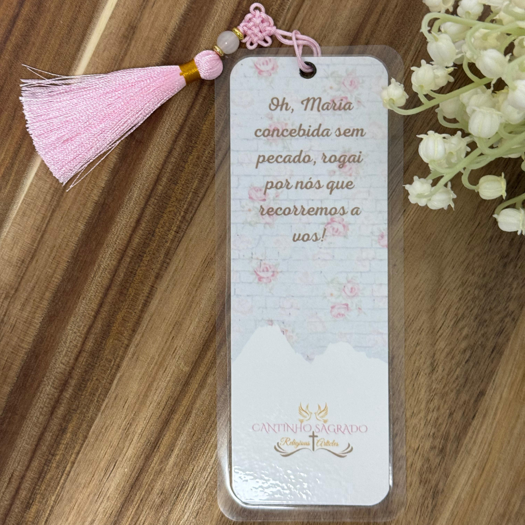 Marca-Páginas Ave Maria (rosa)