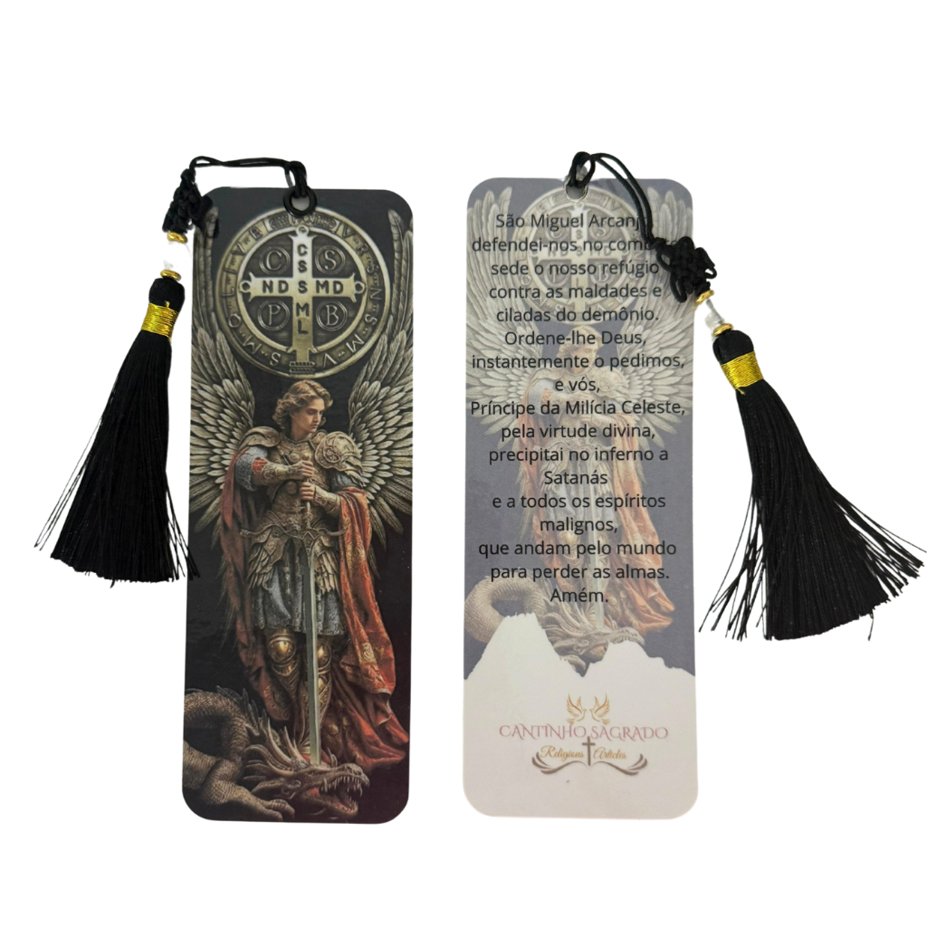 Marca-Páginas São Miguel Arcanjo (preto)