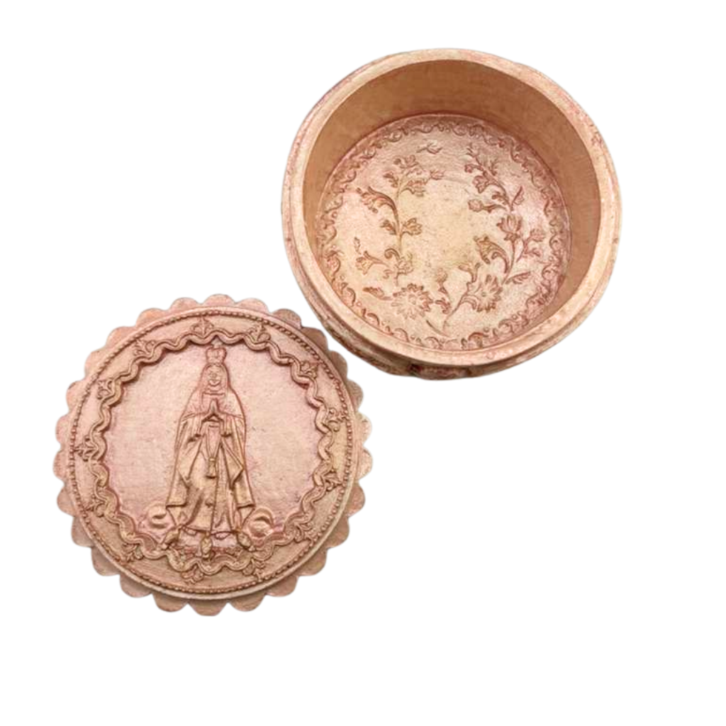 Porta-Terço Nossa Senhora de Fátima – Rosa