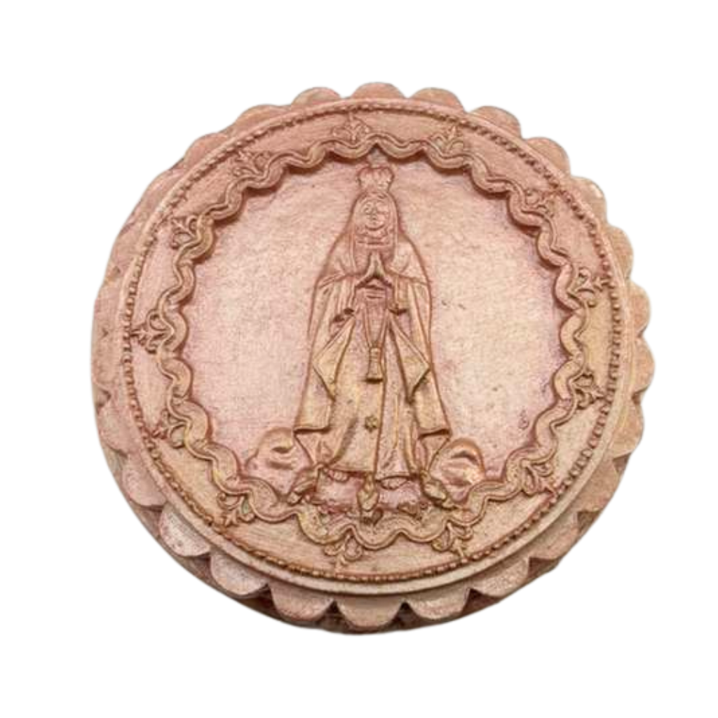 Porta-Terço Nossa Senhora de Fátima – Rosa