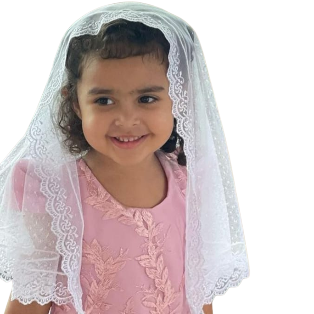 Velo tradicional de la Inmaculada Concepción para niños (M)