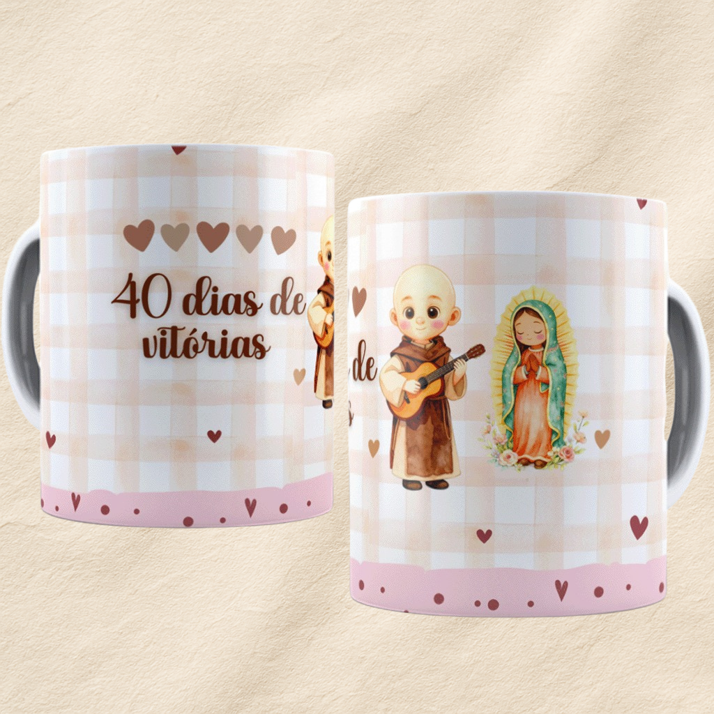 Caneca 40 Dias De Vitorias