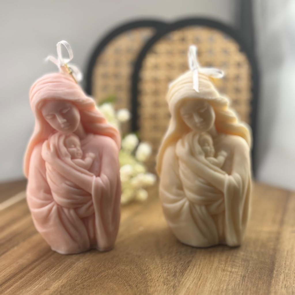 Vela Virgen María - Perfumada