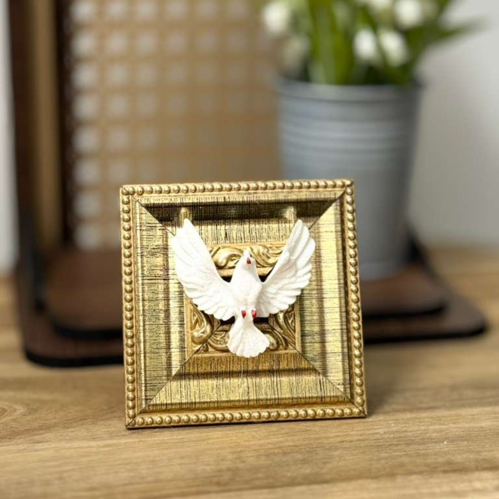 Divino Espírito Santo de Mesa – Moldura Dourada