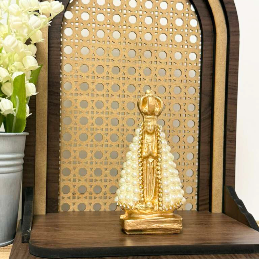 Nuestra Señora Aparecida Dorada - 10cm
