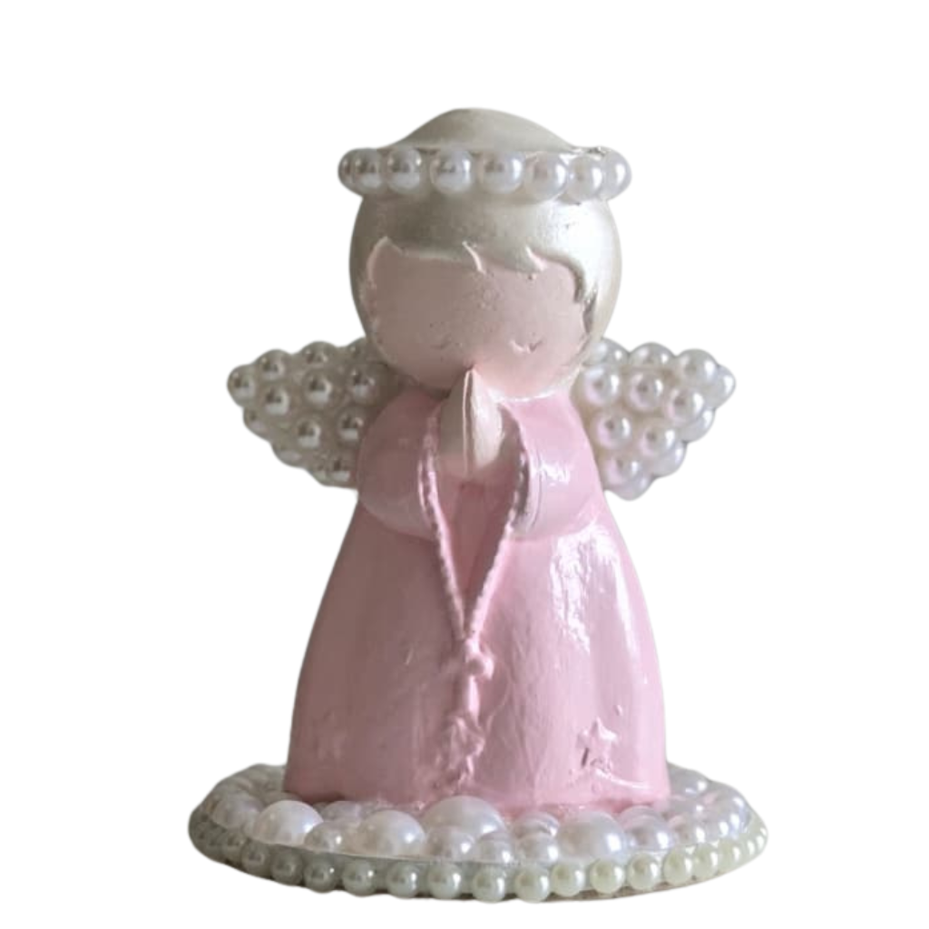 Pink Decorative Angel - 9cm