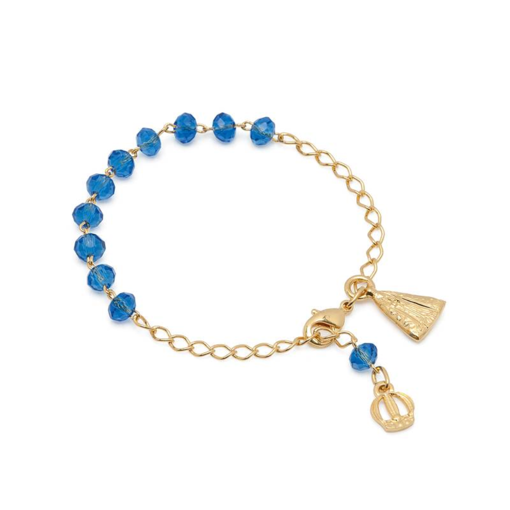 Pulseira Dezena Cristal - Nossa Senhora Aparecida