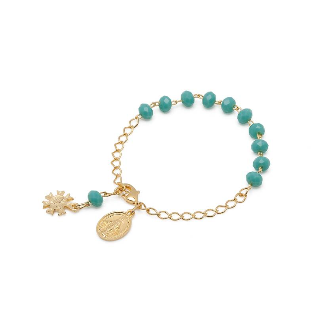 Pulseira Dezena Cristal - Nossa Senhora das Graças