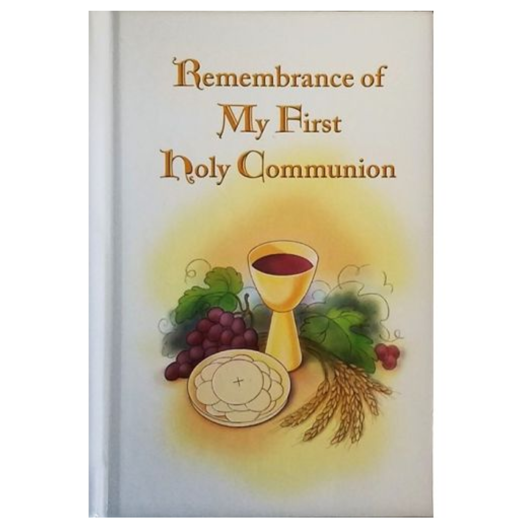 Remembrance of My First Holy Communion Prayer Book - Illustrated Hardcover