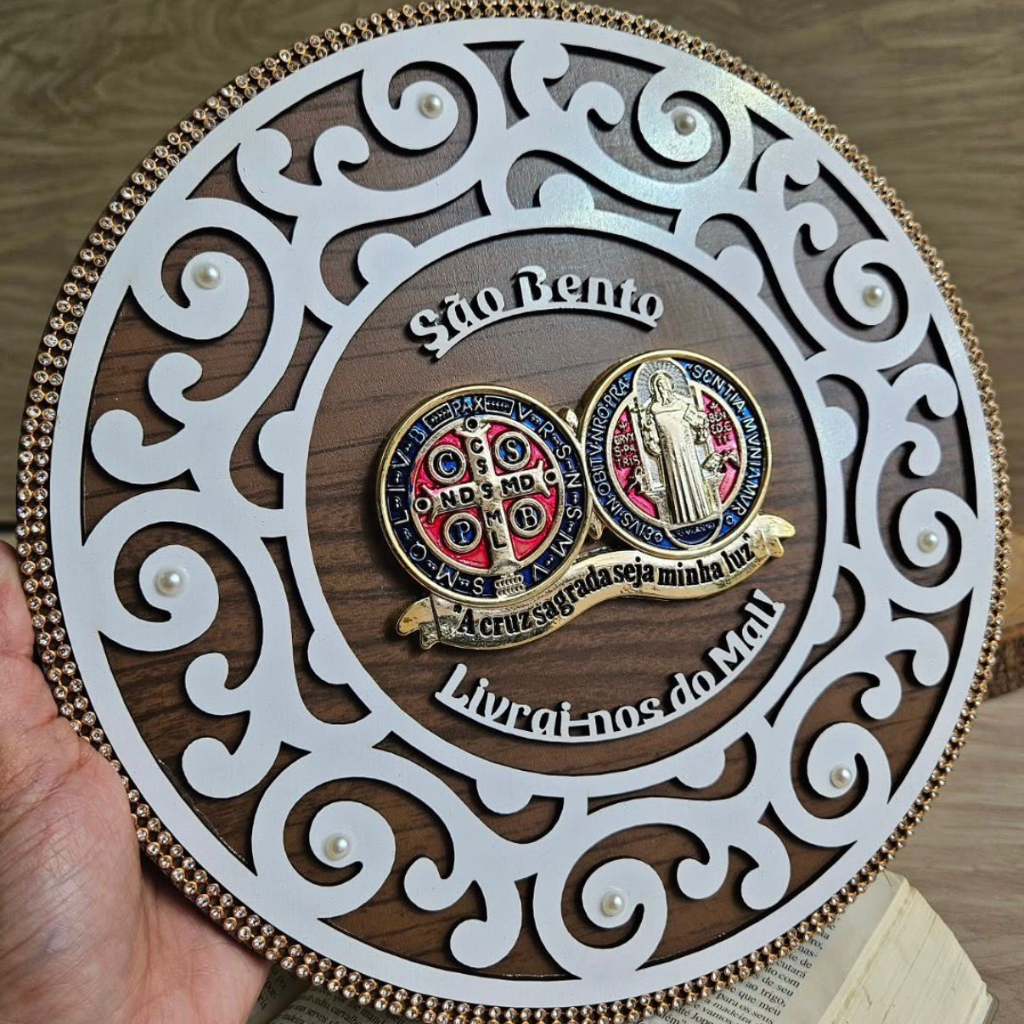 Mandala de San Benito - 27cm