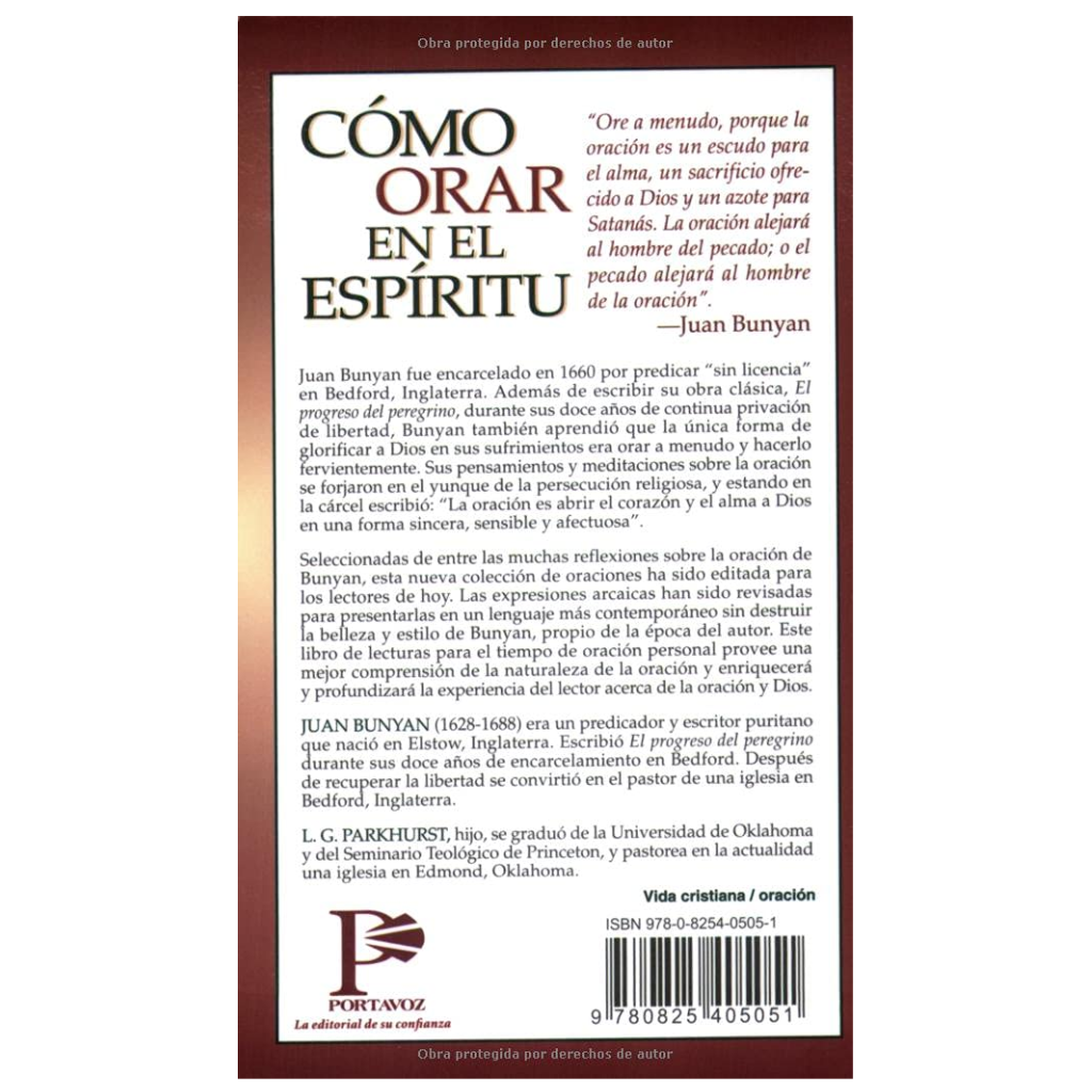 Cómo orar en el Espíritu - bolsillo (Spanish Edition)