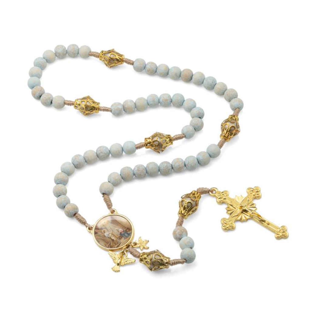 Annunciation Rosary Wooden 8mm