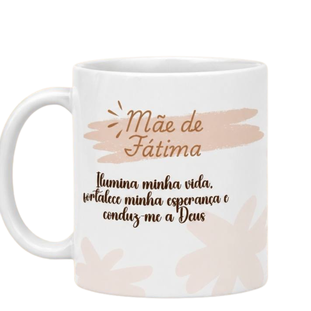 Caneca Nossa Senhora de Fátima e os Pastorinhos