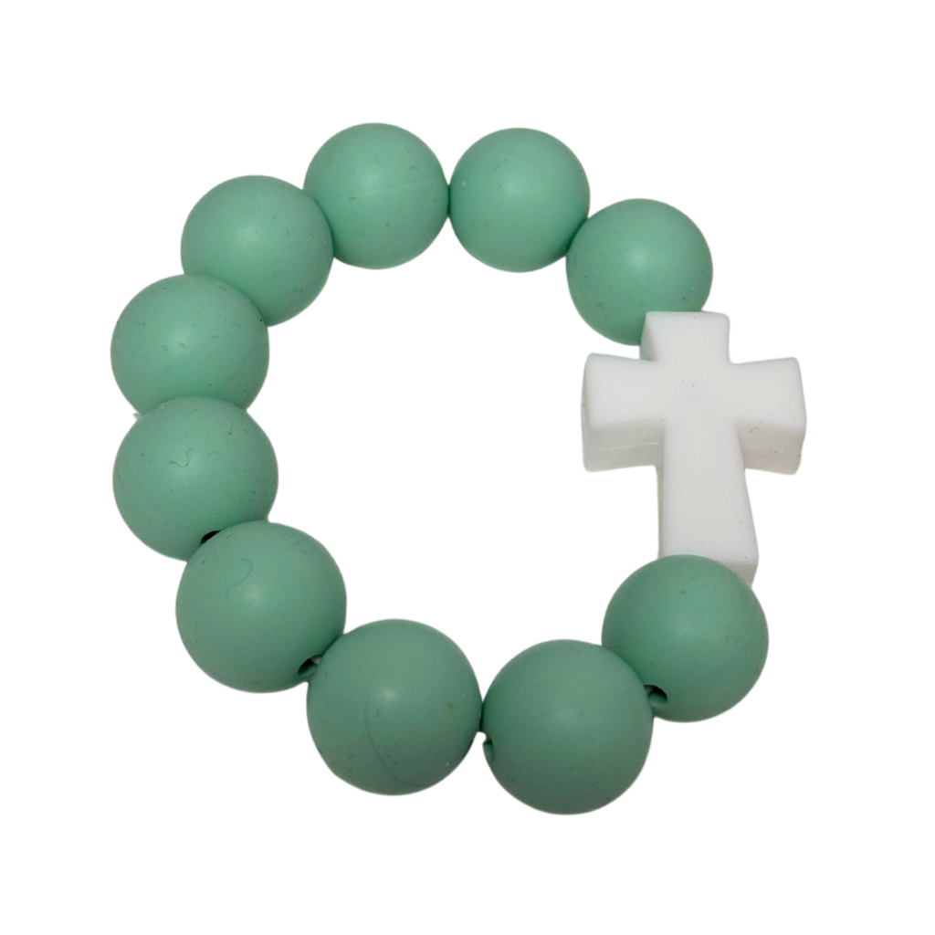 Wrist Rosary - Green - Baby Teether