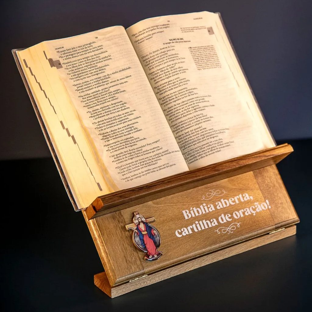 Porta Bíblia Premium Jesus das Santas Chagas