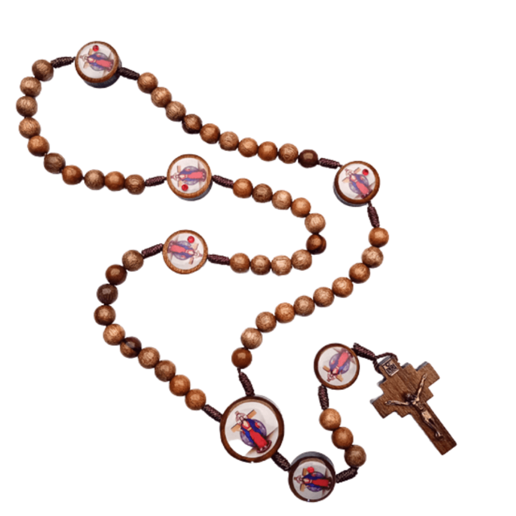 Jesus of the Holy Wounds Rosary - 8mm