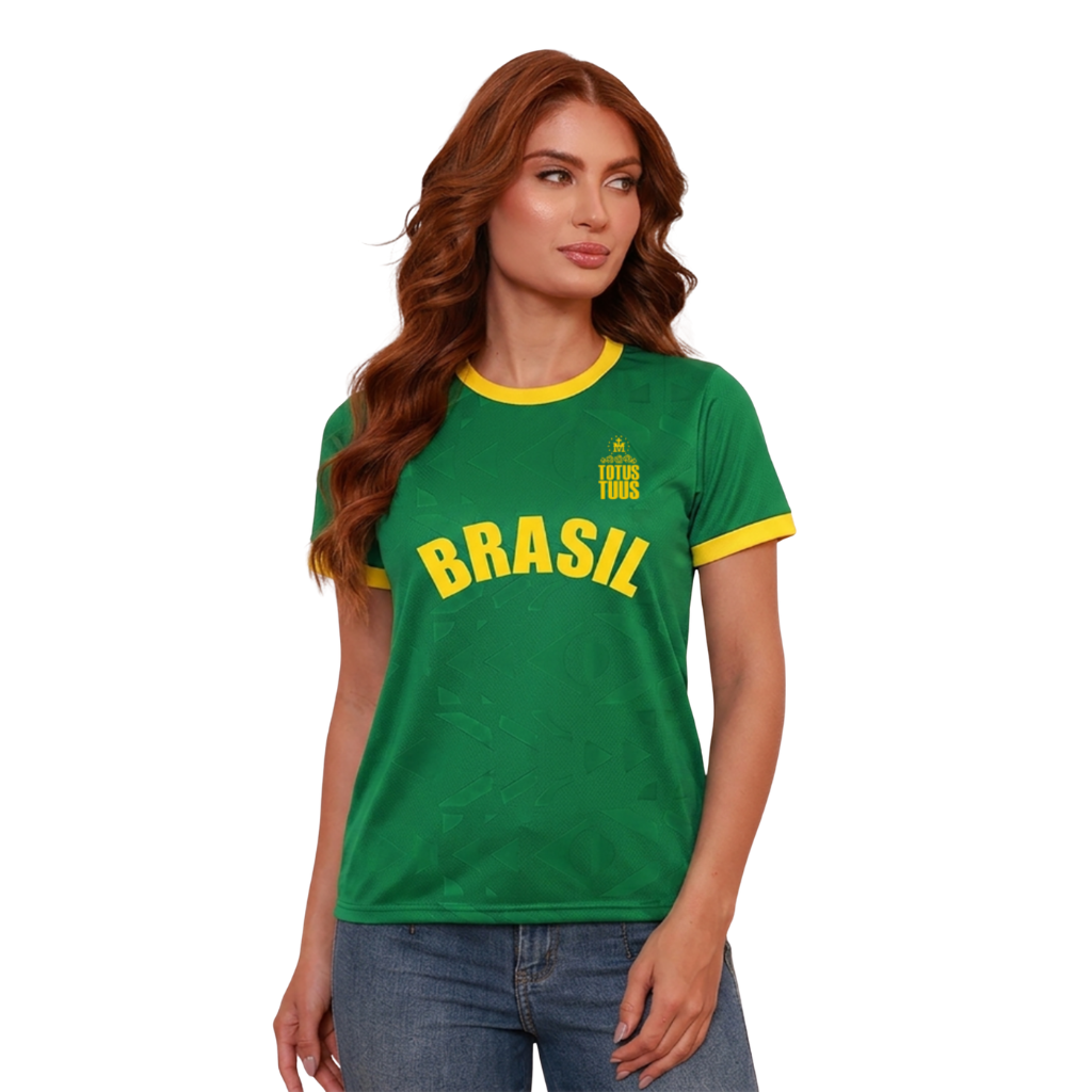 Baby Look Totus Tuus Brasil