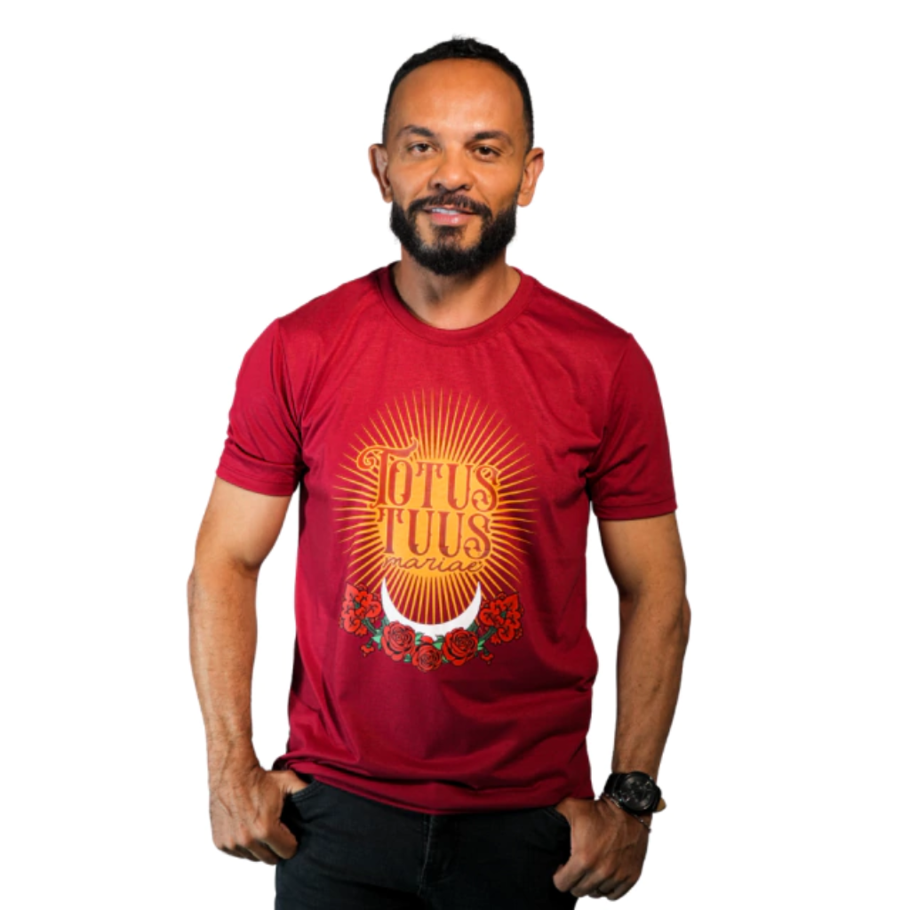 Camiseta Bordô Totus Tuus - 2026