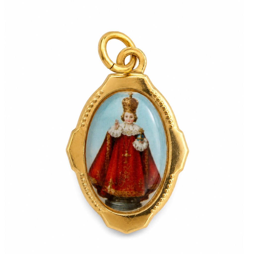 Medalha Chapa Menino Jesus da Praga