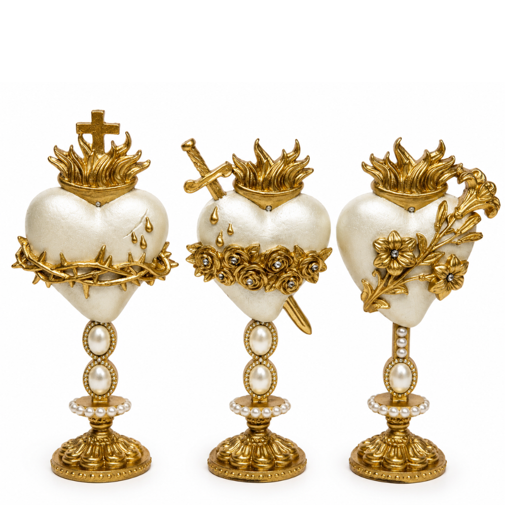 Sagrados Corações de Luxo 20cm