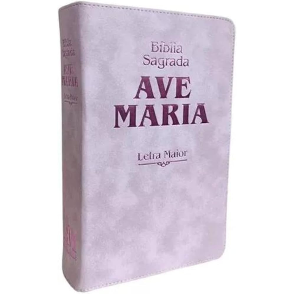 Holy Bible Hail Mary Large Print - Zipper