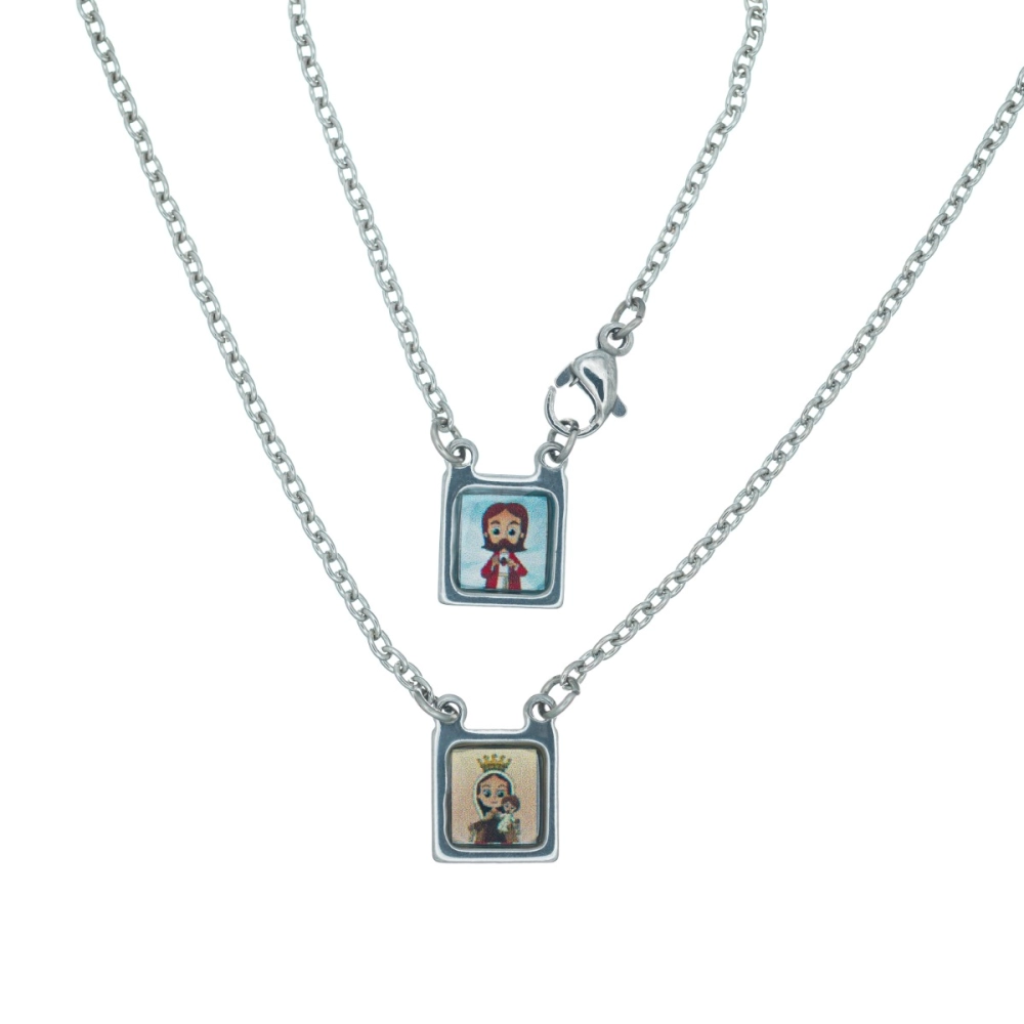 Escapulário Infantil Inox