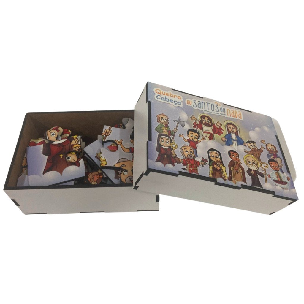 Quebra Cabeca Infantil Santos e Santas de Deus