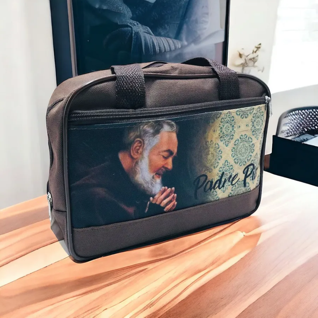 Bolsa Porta Bíblia Padre Pio