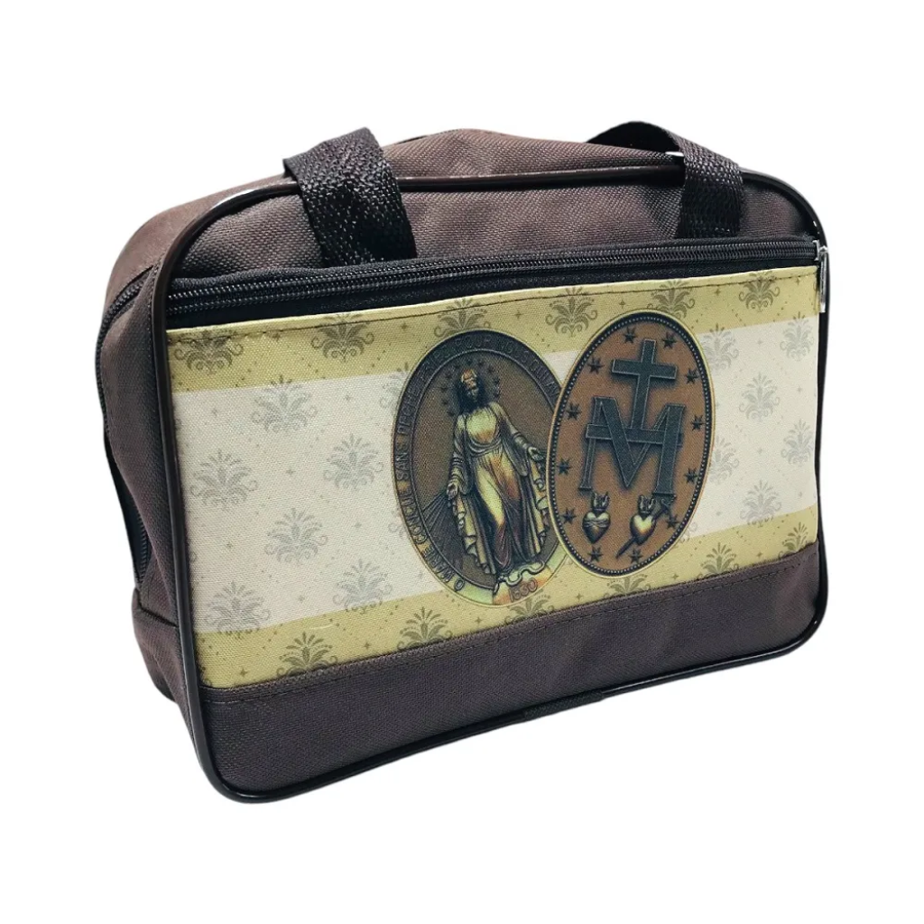 Bolsa Porta Bíblia Nossa Senhora das Graças Medalha Milagrosa