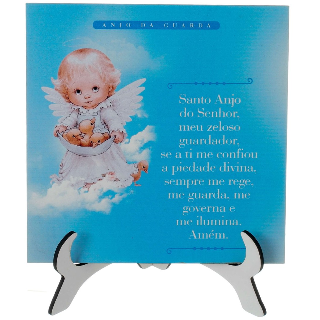Quadro de Mesa Santo Anjo da Guarda