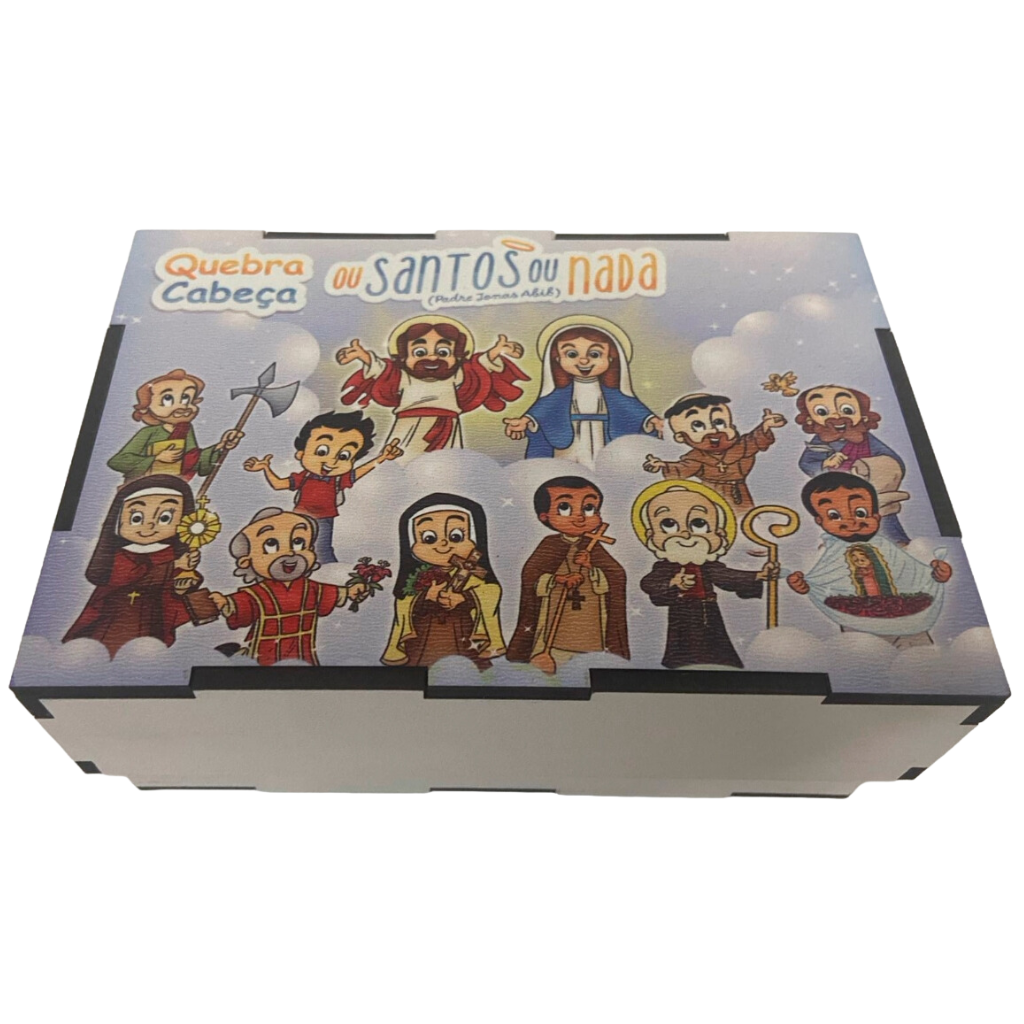 Quebra Cabeca Infantil Santos e Santas de Deus