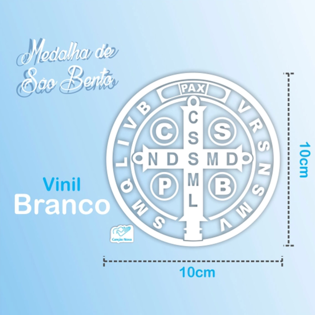 Large Saint Benedict Medal Sticker