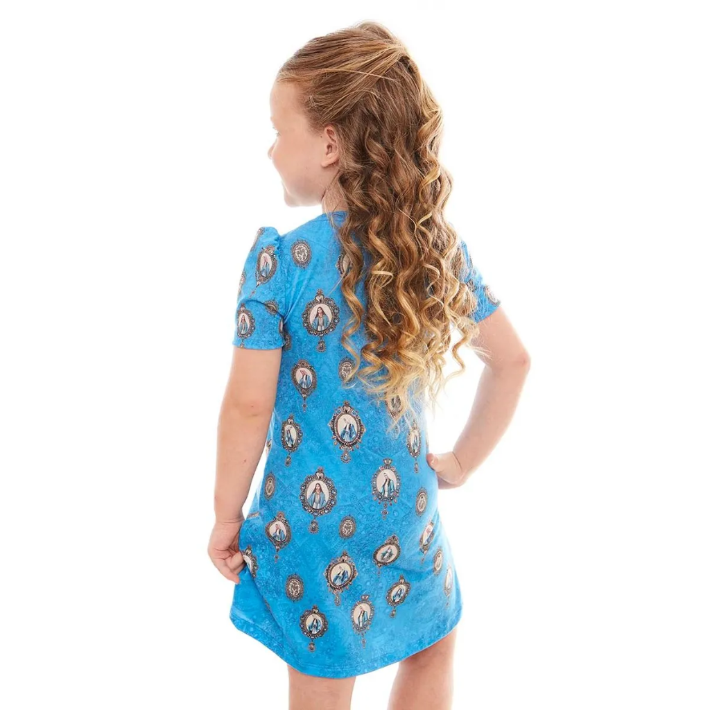 Vestido Infantil Nossa Senhora das Graças