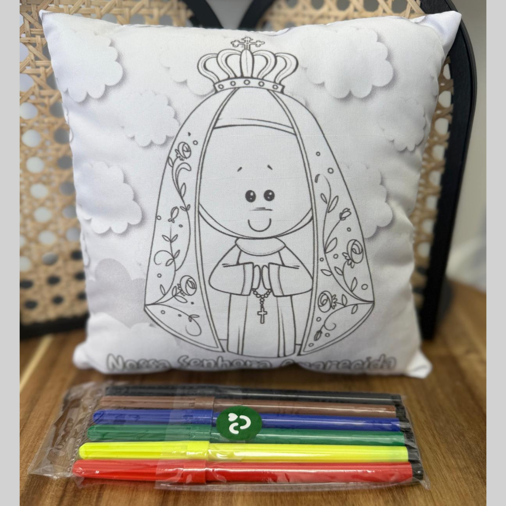 Almofada para Colorir – Nossa Senhora Aparecida