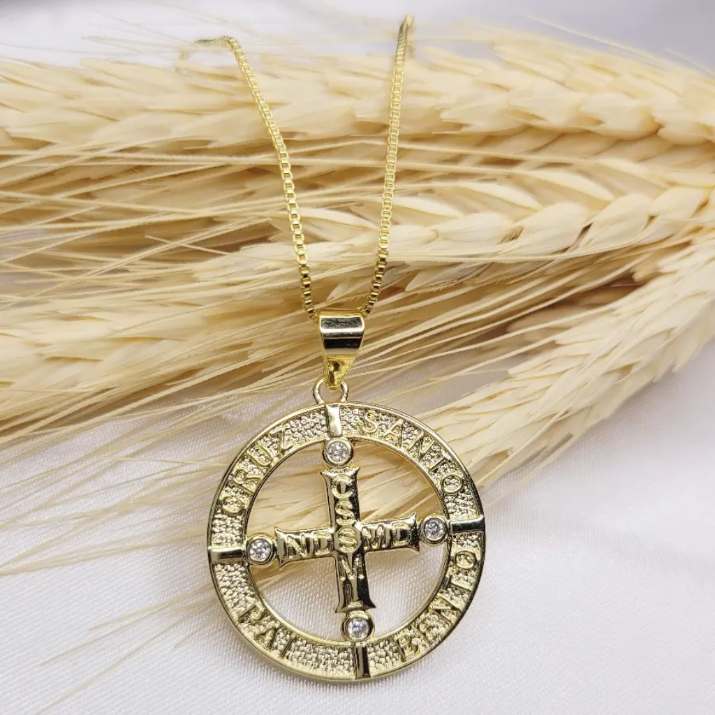 Semi-Jewelry Necklace Saint Benedict