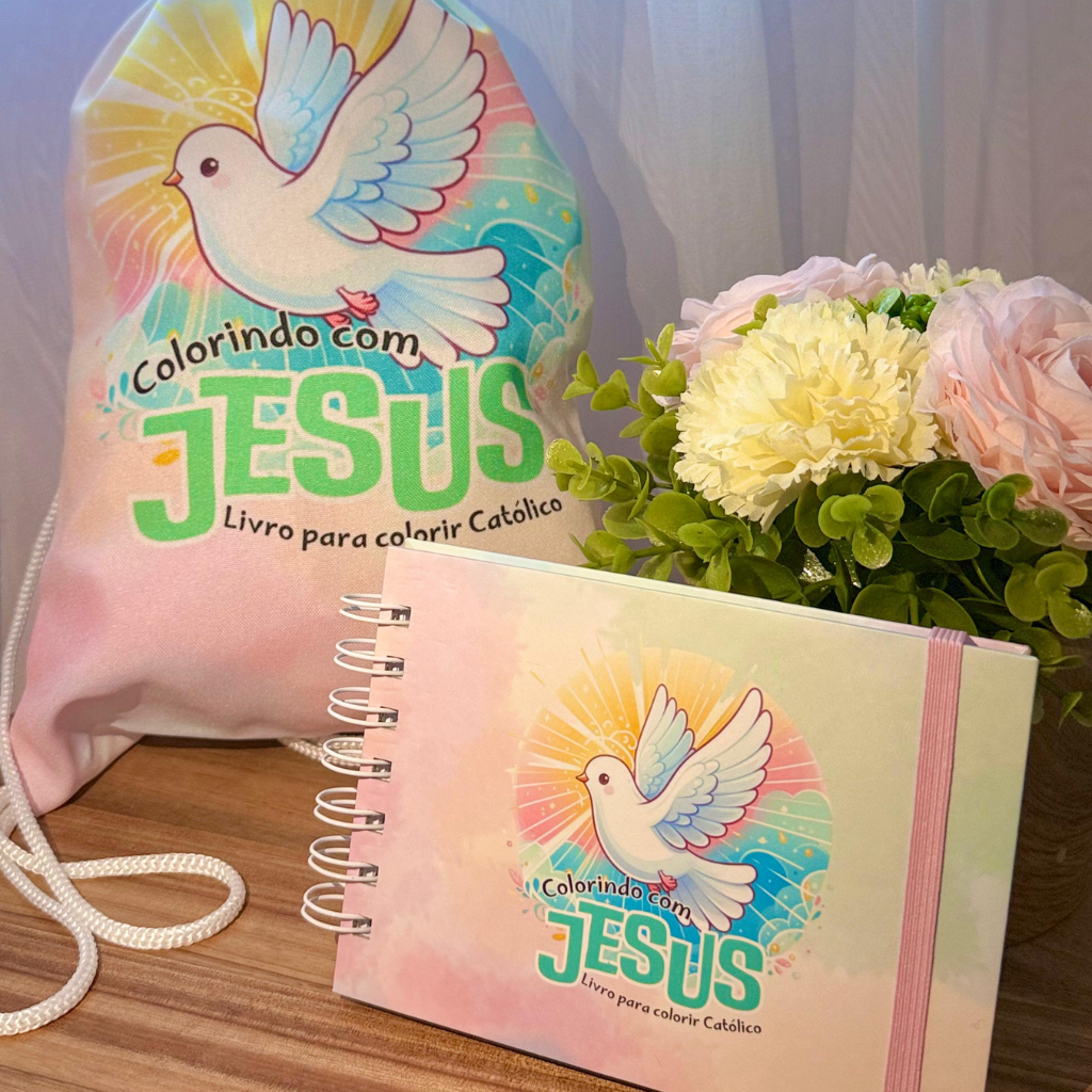 Colorindo a Fé com Amor – Kit Católico Infantil