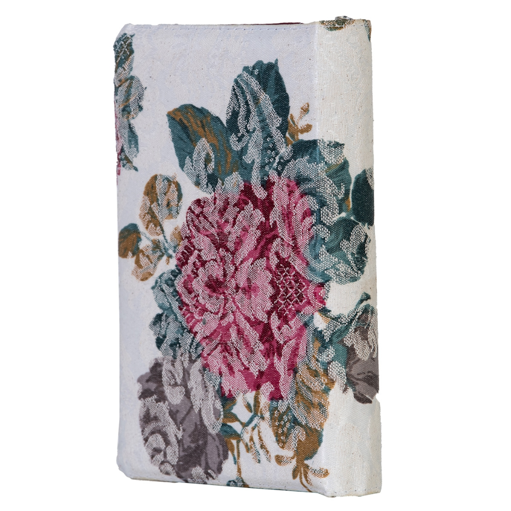 Holy Bible Official CNBB Translation - Luxury with Floral Zipper
