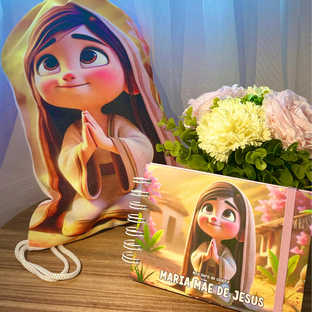 Colorindo a Fé com Amor – Kit Católico Infantil