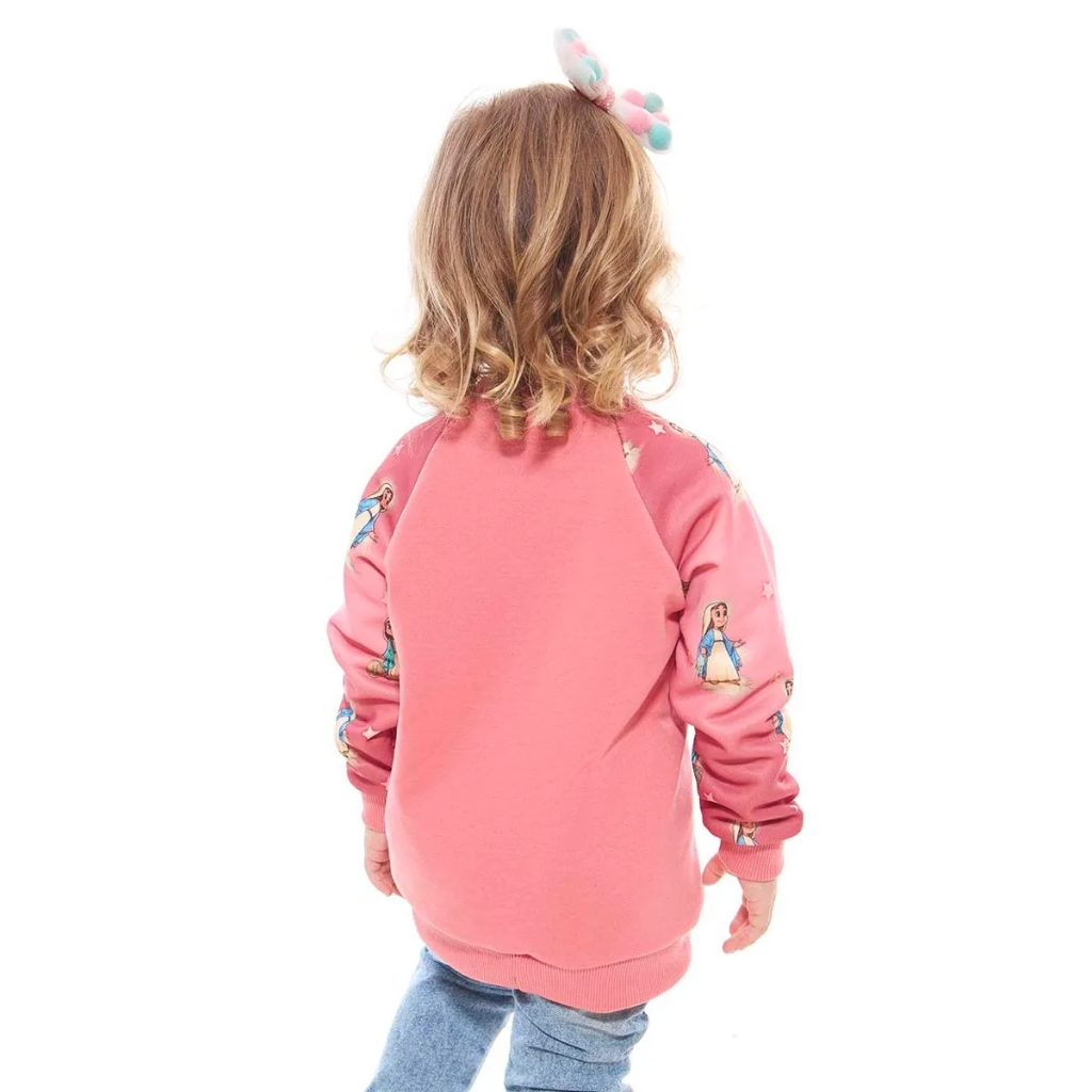 Moletom infantil Feminino Gracinha