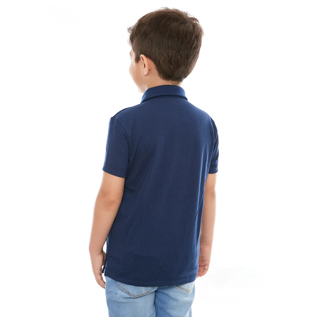 Camiseta Gola Polo infantil Obra-prima de Deus