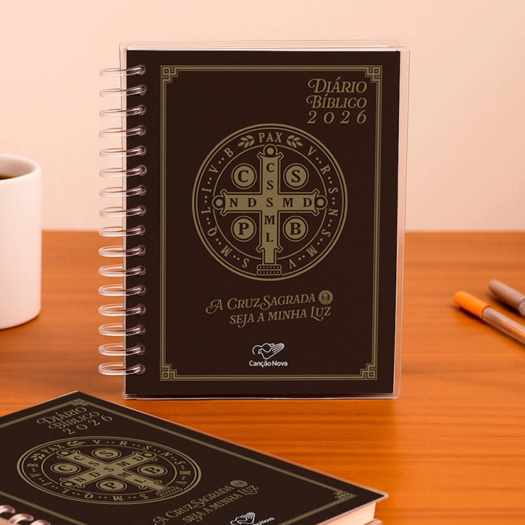 Diário Bíblico Capa Cristal São Bento