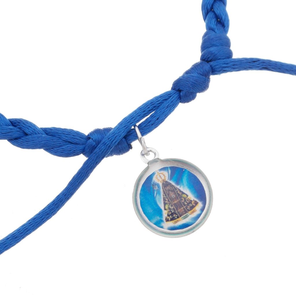 Pulseira Nossa Senhora Aparecida Trançada