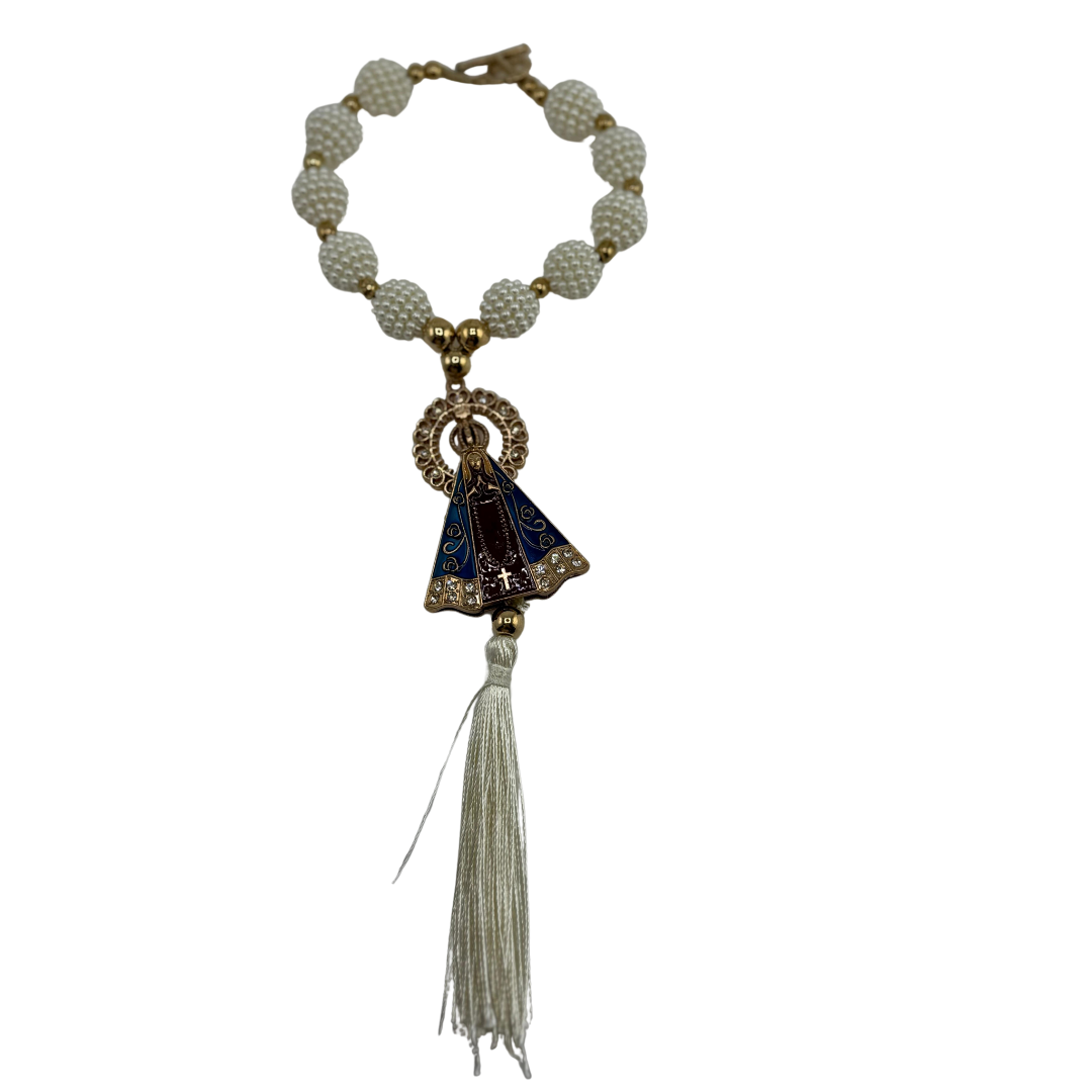Car Stylized Pearls Our Lady of Aparecida Tenacity