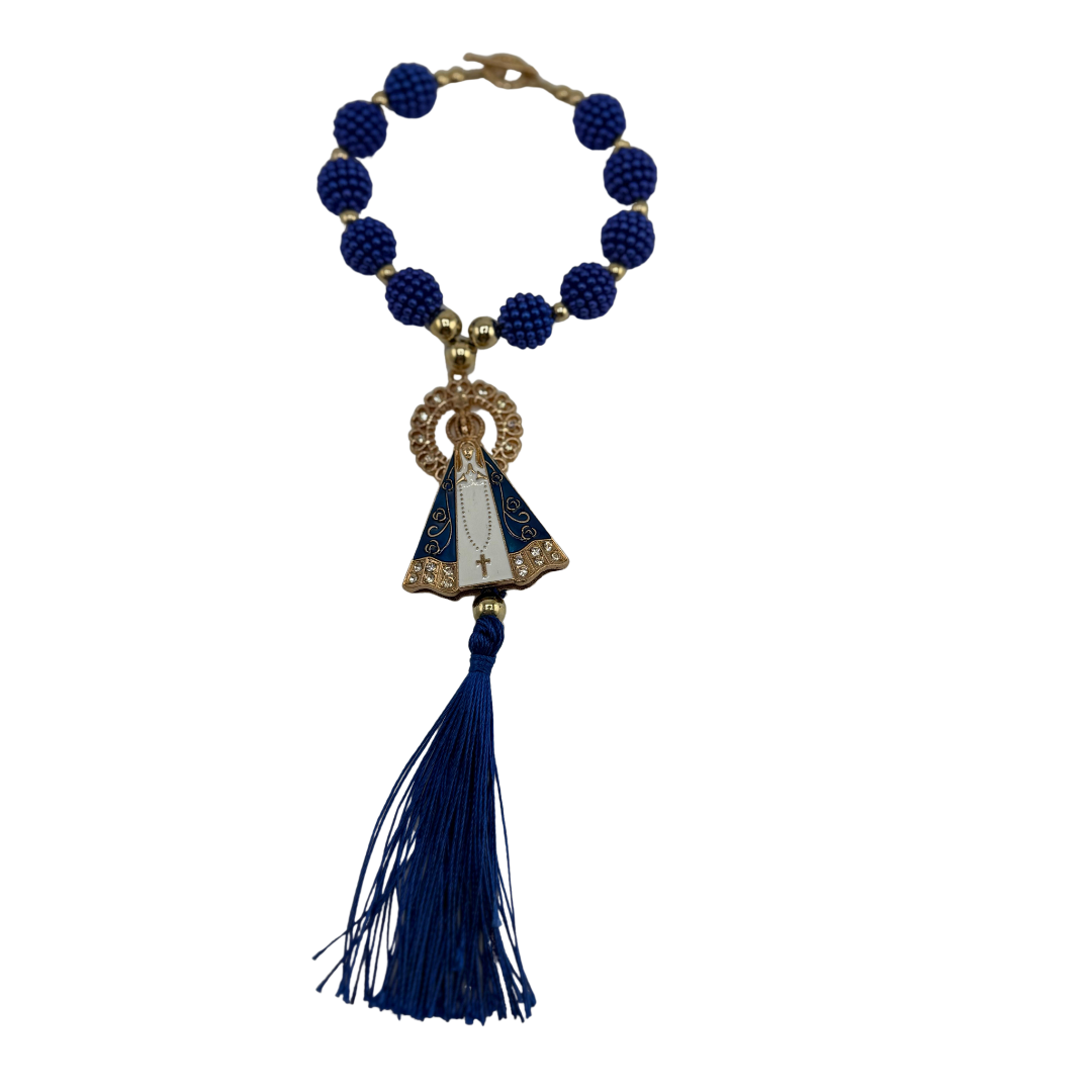 Car Stylized Pearls Our Lady of Aparecida Tenacity
