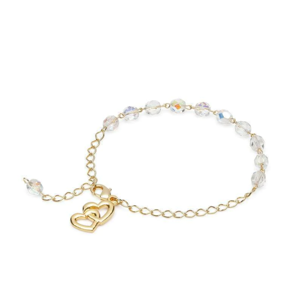 6mm crystal glass bridesmaid bracelet