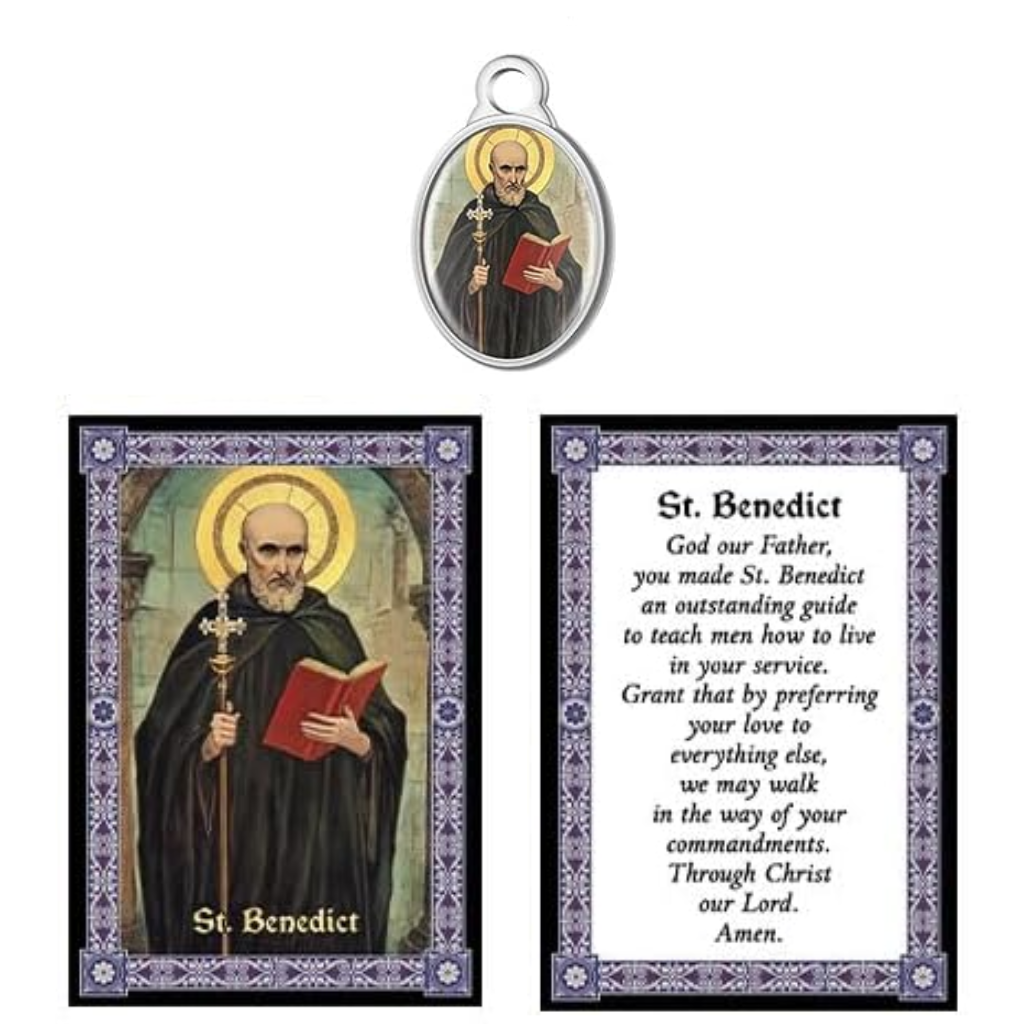 Holy Card with Medal