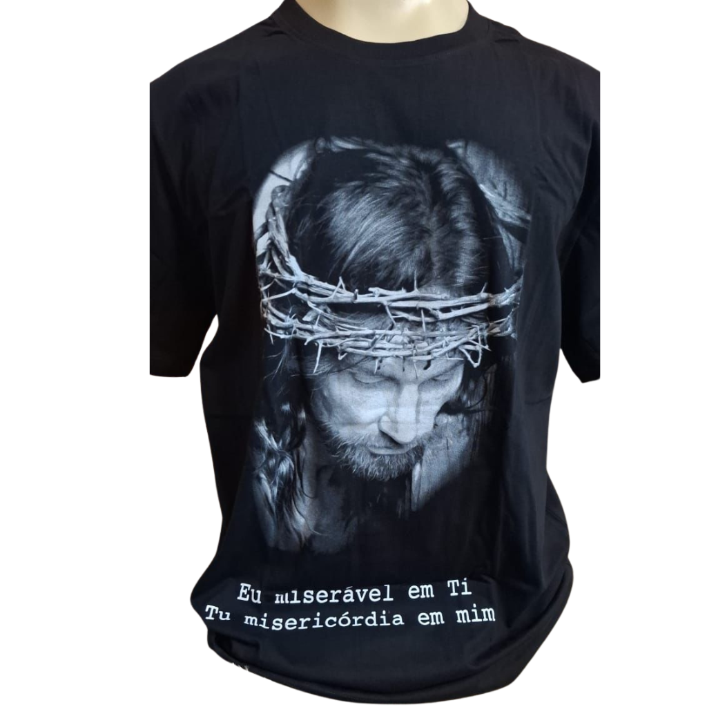 Camiseta “Eu miserável em Ti, Tua misericórdia em mim”